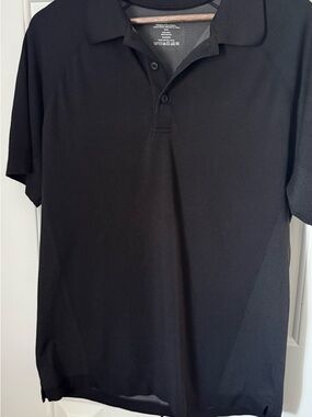 Fabletics Men's Black Performance Polo